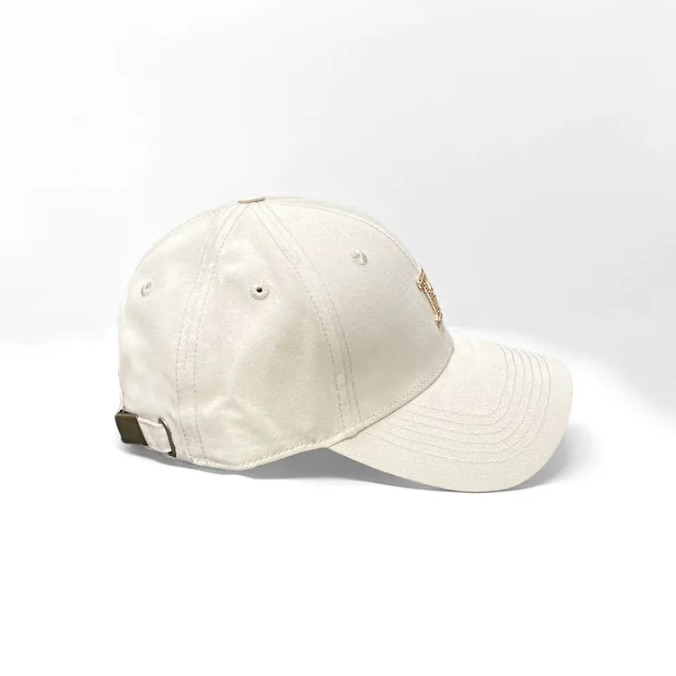 Tender Jinger丨立体金丝刺绣R字母棒球帽BQ56112