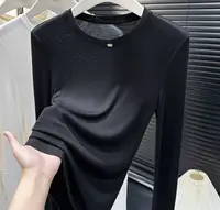 元帛芙竹纤维高品质女士初秋薄款长袖打底衫2516