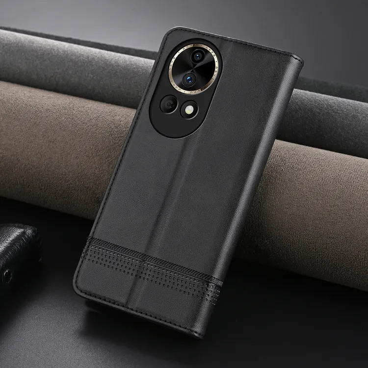 适用华为nova12手机壳新款nova12pro翻盖保护套高档商务全包防摔