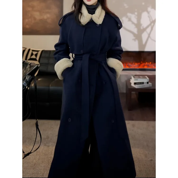 韩版时尚加厚保暖羽绒服外套女2025冬季新款气质百搭显瘦长款大衣