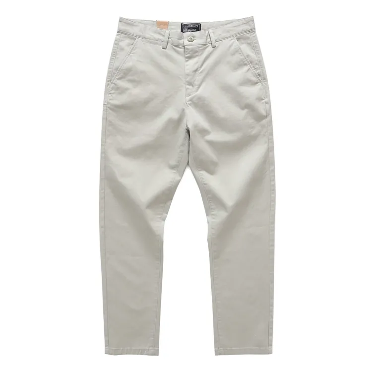 8670 秋冬新款直筒裤男士微宽松基础百搭休闲裤简约美式直角长裤