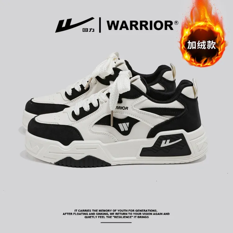 回力女鞋加绒2025新款冬季百搭二棉鞋秋冬男女同款运动休闲鞋4125