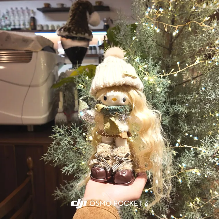 原创手作长腿kitty挂件