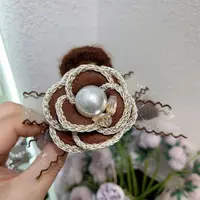 S98咖色山茶花长不大抓夹