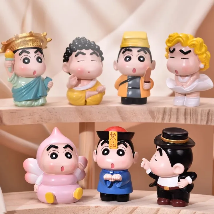 新次元小新佛祖如来盲盒树脂工艺品摆件车载装饰品潮玩礼物送女生