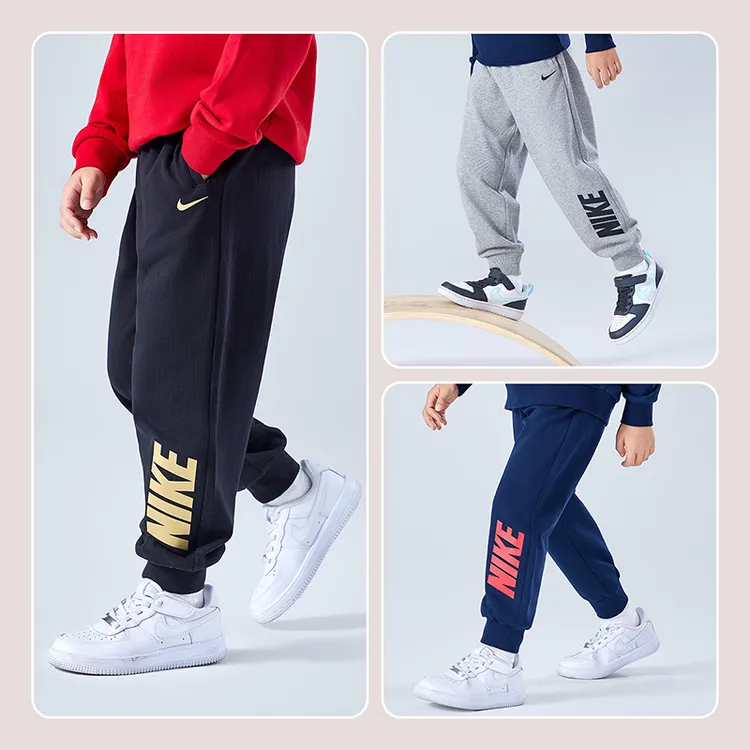 【加绒冬款】Nike 3brand儿童长裤男童2025秋冬新款户外休闲裤运动裤1493