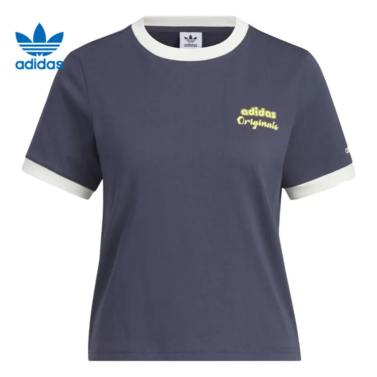 adidas阿迪Originals三叶女子针织短T恤JM7973