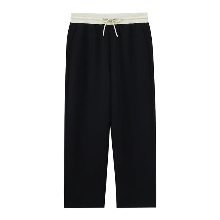 Drakcle Boo孟博龙同款男秋冬篮球阔腿百搭拼色长裤刺绣运动卫裤