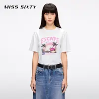 【贤哥专享】Miss Sixty2025短袖T恤圆领烫钻印花时尚百搭MS161