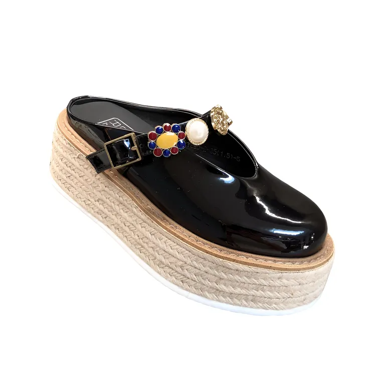 LNRZ｜女鞋｜松糕底｜拖鞋