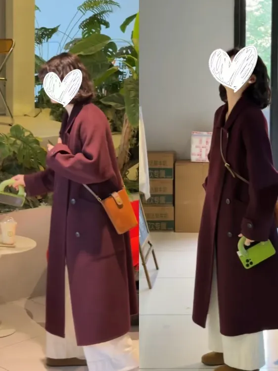 2025秋冬长款轻奢复古秋冬大衣外套显瘦韩版气质大衣