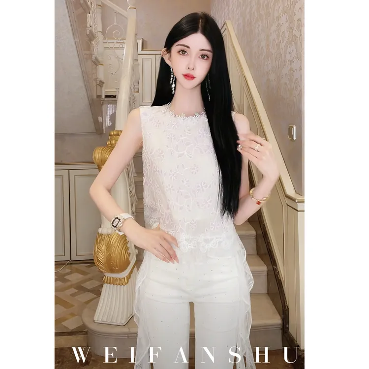WEIFANSHU/魏凡舒【风吟格调】夏季新款飘带上衣&A摆上衣&连衣裙