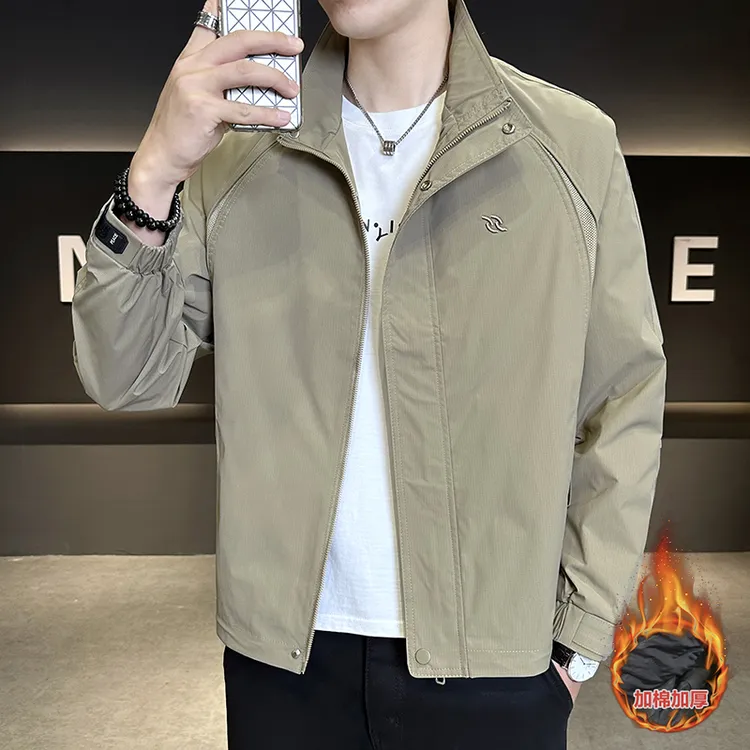 TUCANO/啄木鳥秋季新款简约夹克痞帅J加棉休闲男外套时尚百搭立领