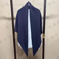 （紫咖条纹三角巾）新款时尚90*200左右三角巾披肩