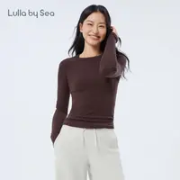 【专属】Wonder rib 含羊毛罗纹T可机洗长袖打底衫| Lulla by Sea