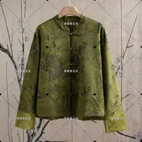 【顺】新中式国风重工刺绣老料油丝桑蚕丝女秋冬新款外套C440