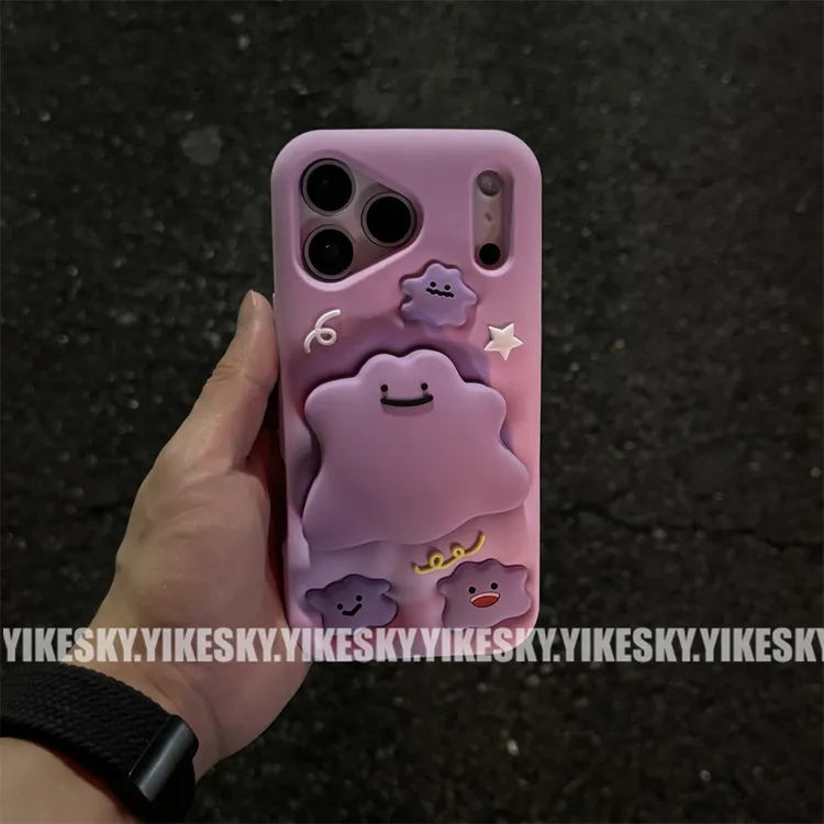 立体百变怪化妆镜苹果17promax手机壳iPhone161511413硅胶14pro女