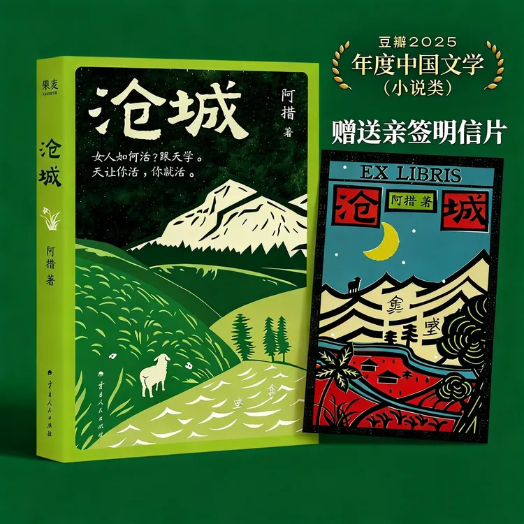 亲签 沧城灯火 沧城系列新作来袭 阿措 豆瓣2025年度中国文学