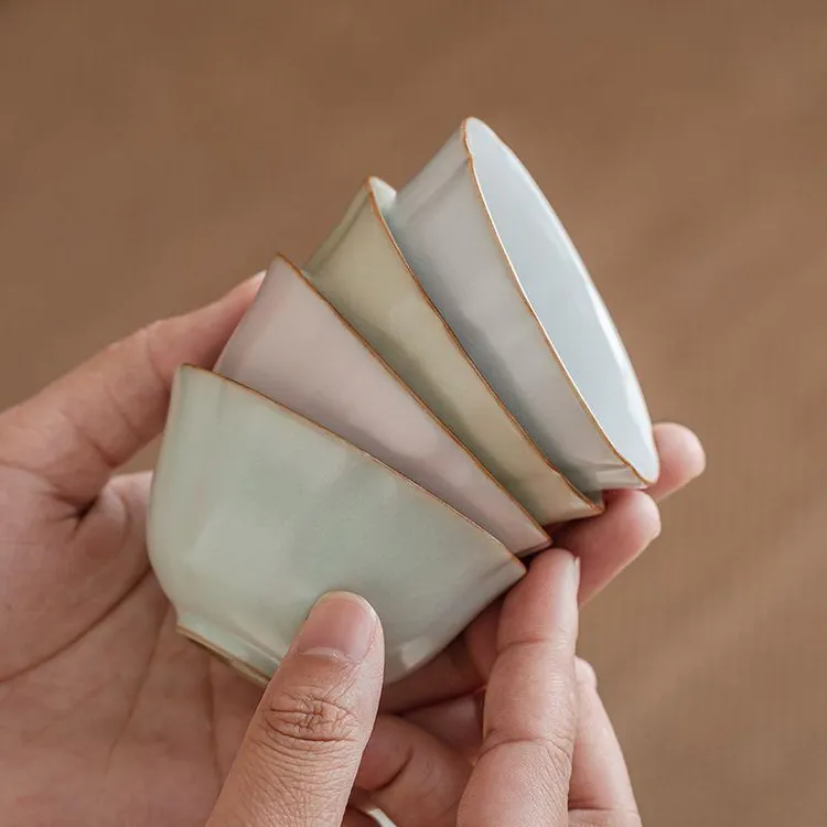 云隐造物汝瓷功夫茶具茶杯主人杯泡茶杯陶瓷茶盏单杯品茗杯子个人