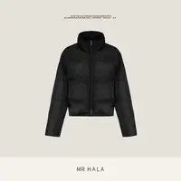 MRHALA 恩庆廓形精裁大朵白鹅绒拉链鹅绒服女 LW51111