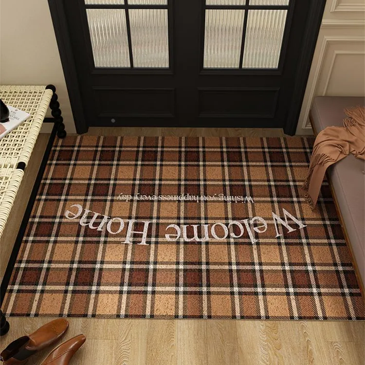 丝圈美拉德门口地垫垫子入户门垫地毯进门脚垫防滑门垫复古换鞋垫