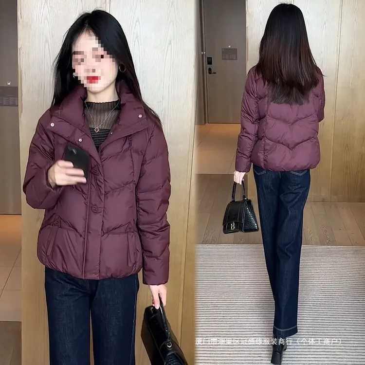 棉服短款时尚加厚2025保暖冬季新款洋气显瘦小个子棉衣外套