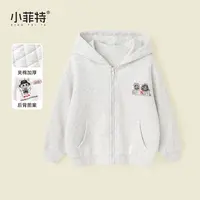 小菲特女童冬加厚连帽外套中大童休闲上衣儿童保暖衣服BGYD56188