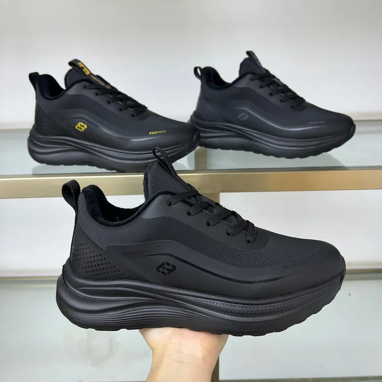 2025秋冬单棉同款男士新款时尚百搭休闲运动鞋轻便软底跑步鞋潮鞋