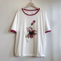棉T短袖中年妈妈装显瘦遮肉年轻舒适休闲2025夏季新款YX105832