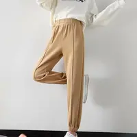 【杭州•四季青】NN3078-时尚女装设计感休闲裤显瘦百搭小个子韩版