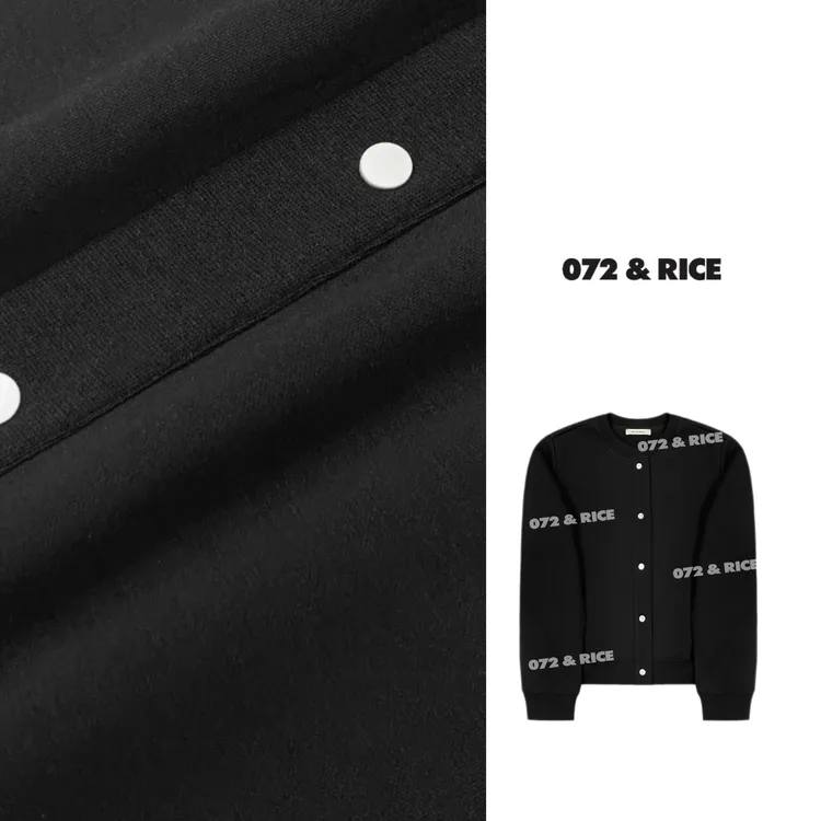 072 & RICE【奥地利】秋冬圆领单排扣加绒开衫外套 31UC25