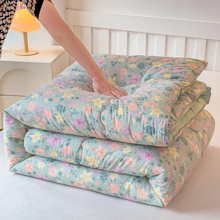 四季通用加厚冬被四季被冬季单人保暖被