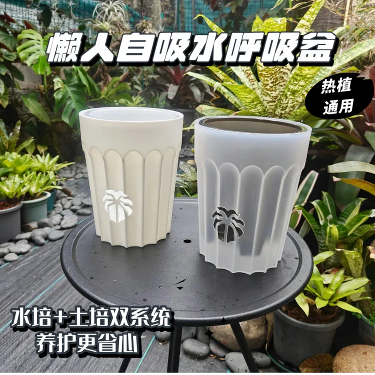 组合呼吸盆蝴蝶兰专用花盆自吸水花盆控根盆透气花烛海芋热植花盆