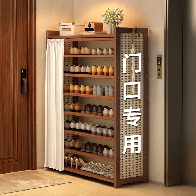 鞋架子简易门口家用室内好看宿舍出租房多层置物防尘鞋柜鞋子收纳