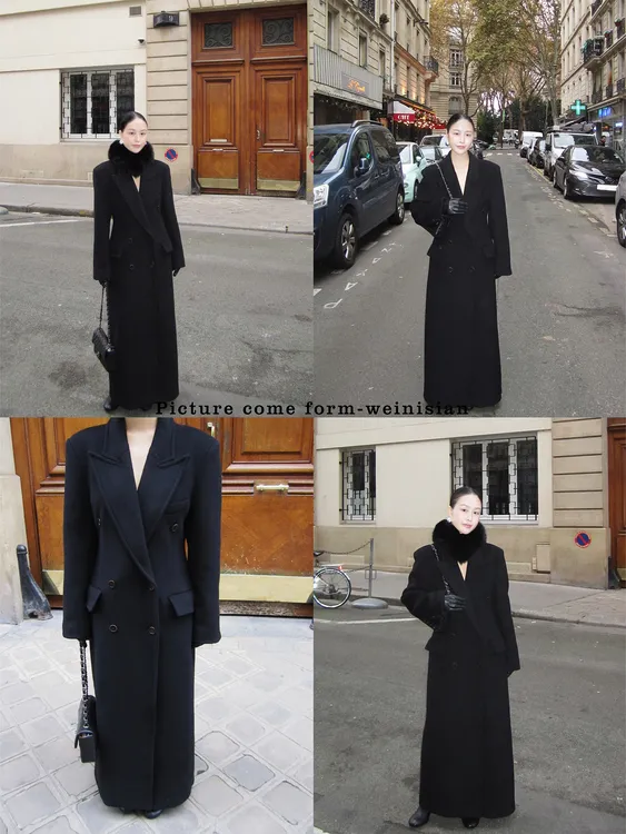 朱小姐私服系列 超爱羊毛收腰大衣     250405