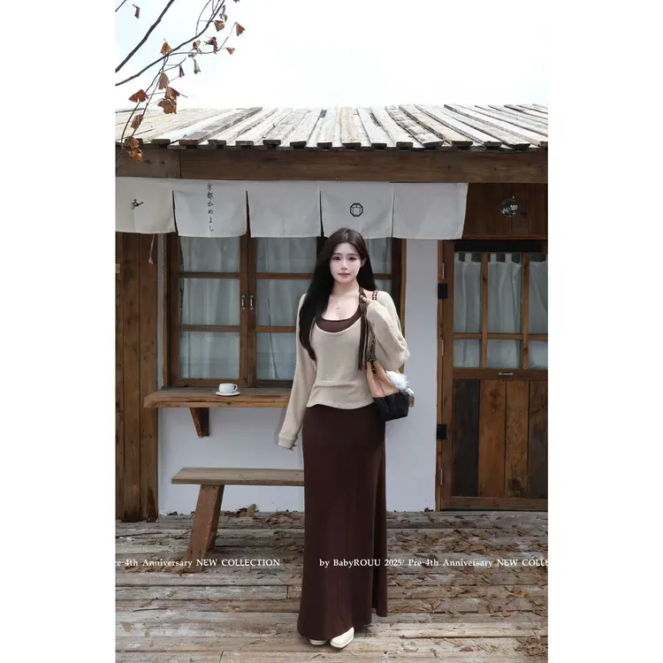 【现货】【可颂裙】温与柔日式纯欲风裙装慵懒风时尚套装