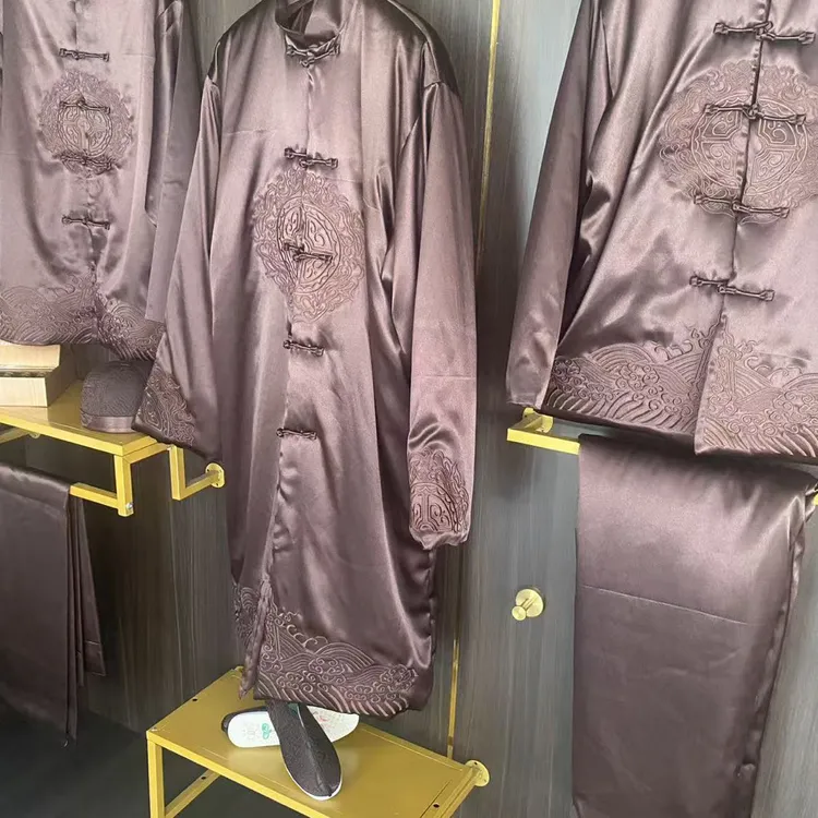 【添寿服】男款高档苏绣7件套礼服爸爸祝寿礼服全套 顺丰包邮运费险