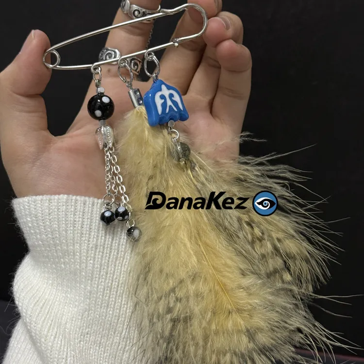 铜合金羽毛胸针 民族风uke别针不包含礼袋