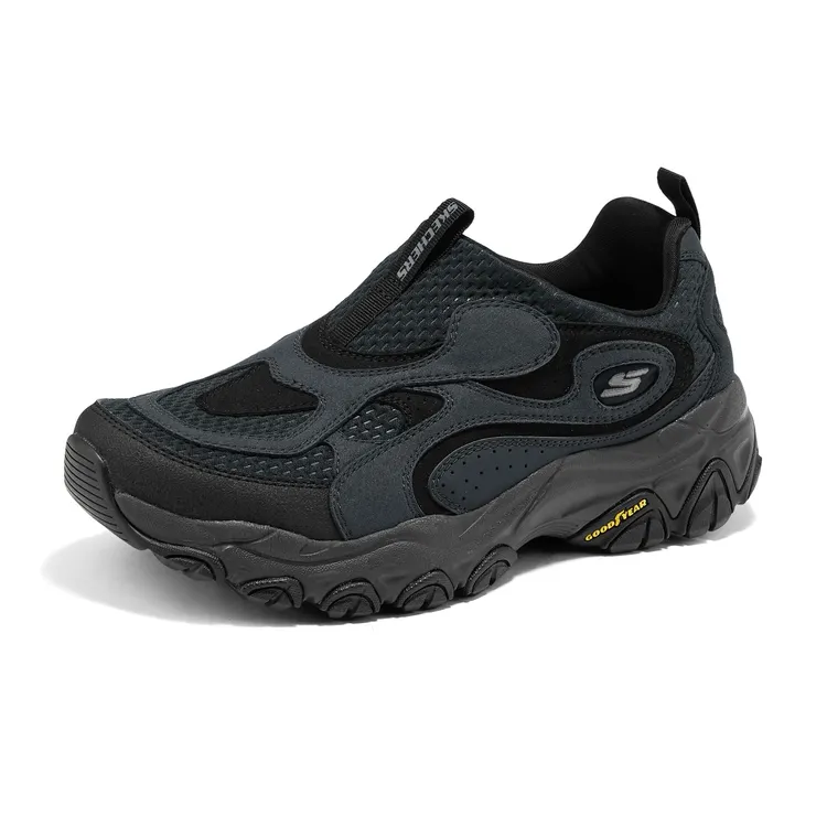 斯凯奇26新款男士加厚轻质秋冬舒适厚底耐磨户外休闲鞋237833C