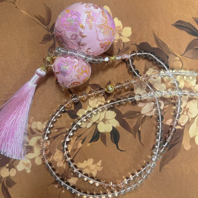 非金属仿水晶项链 【雅乔定制】水晶串珠葫芦挂件DYYY-250851149