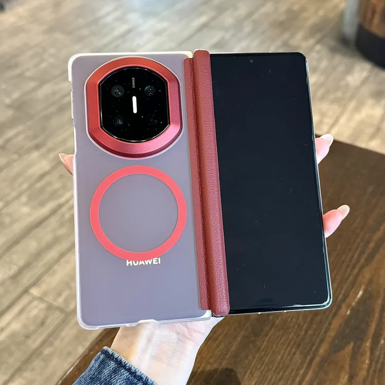 透明磨砂华为MateX6手机壳磁吸全包保护MateX7典藏版新款X5防摔壳