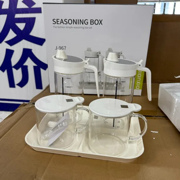 建厦调料罐油壶五件套装   