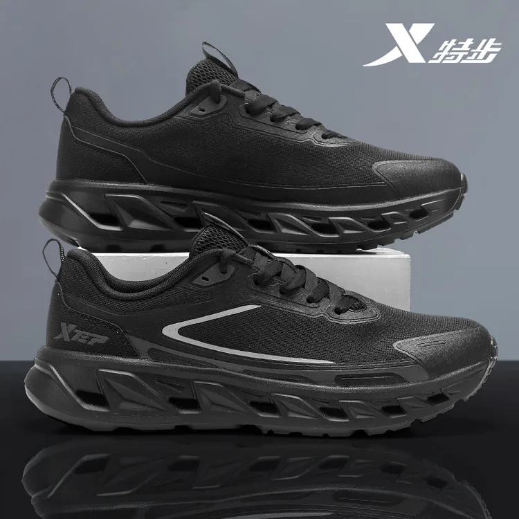 特步男鞋运动鞋夏季2025新款透气休闲鞋子官方正品减震跑步鞋子男