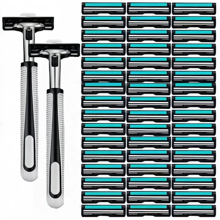 新款进口双层刀片男士老式刮胡刀剃须刀剃胡刀刮胡子刀双层刀片