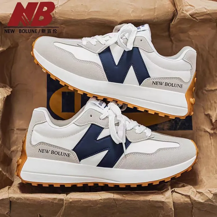 【官方正版】新百伦男女鞋百搭情侣休闲鞋阿甘鞋潮流休闲跑步透气鞋