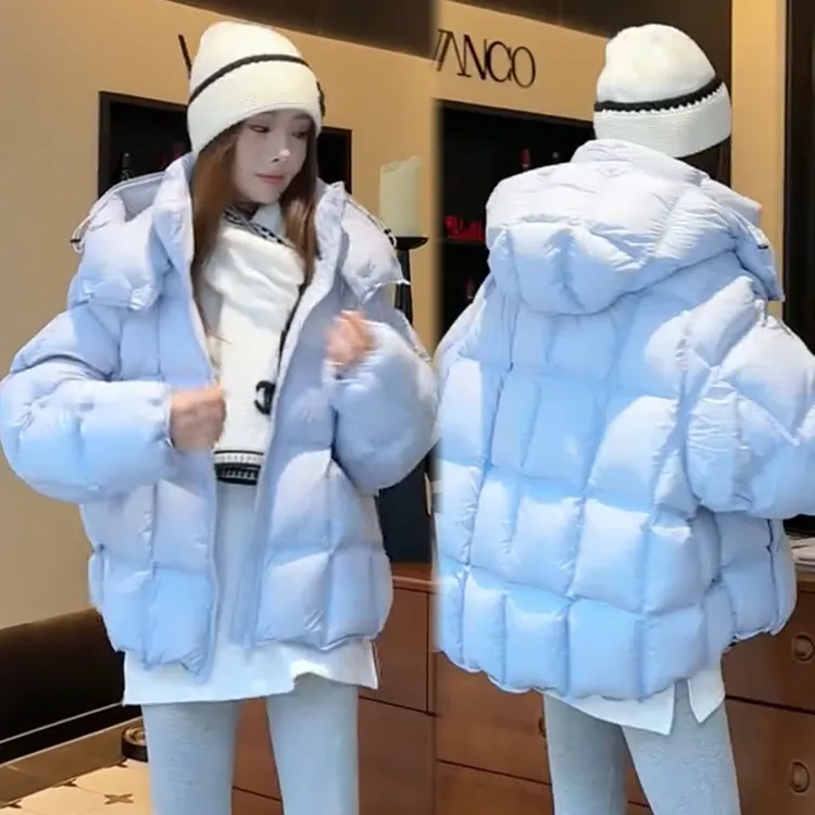 2025秋冬新款时尚显瘦气质网红高档洋气女高级百搭宽松大码棉服潮