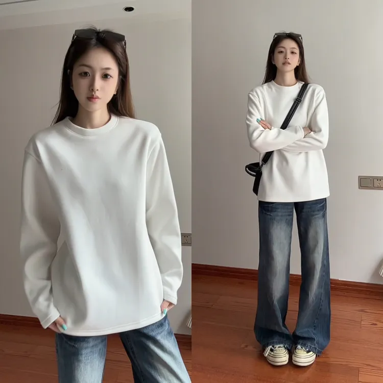 重磅德绒长袖T恤男冬季加绒加厚保暖抗寒内搭打底衫秋衣上衣百搭