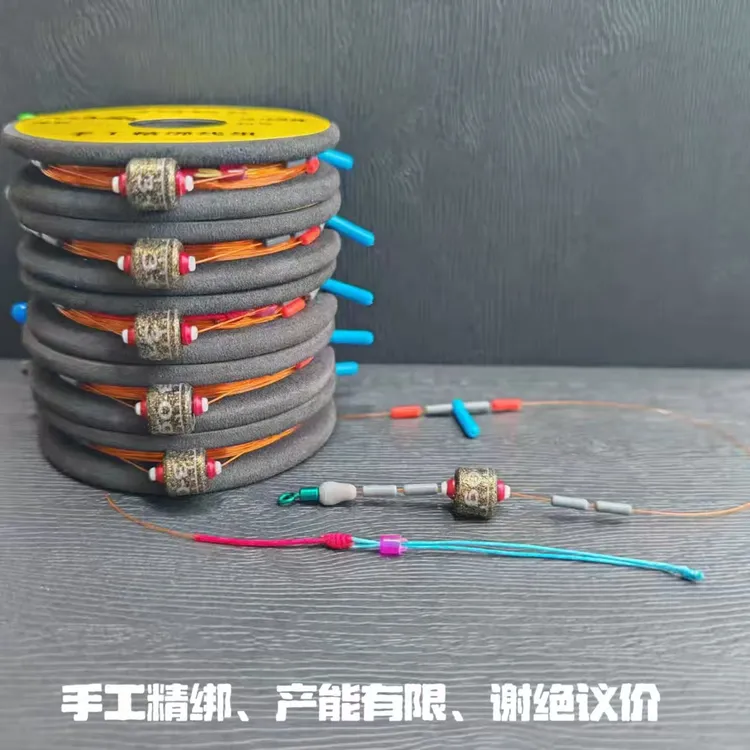 手工绑制超强拉力主线pe竿稍绳加固成品线组适用于黑坑休闲垂钓