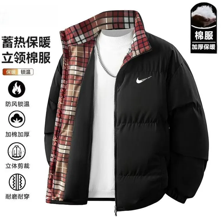 奥莱潮牌折扣丨男装立领厚款棉衣面包服潮流棉服宽松保暖冬季外套