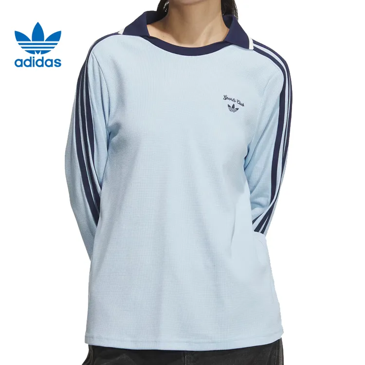 【流光风】adidas阿迪达斯三叶草春季女子运动休闲长袖T恤JM8011